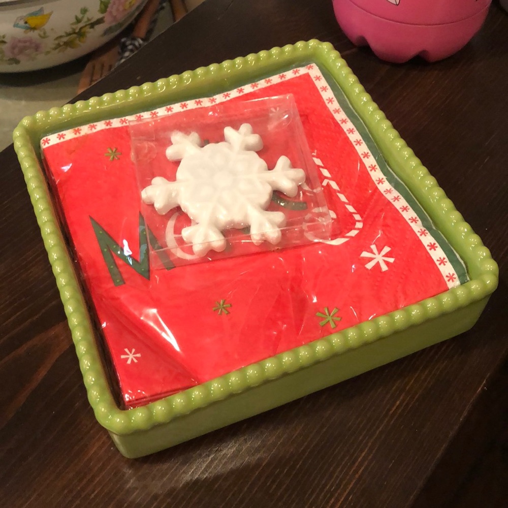 Porcelain Napkin Holder Weights